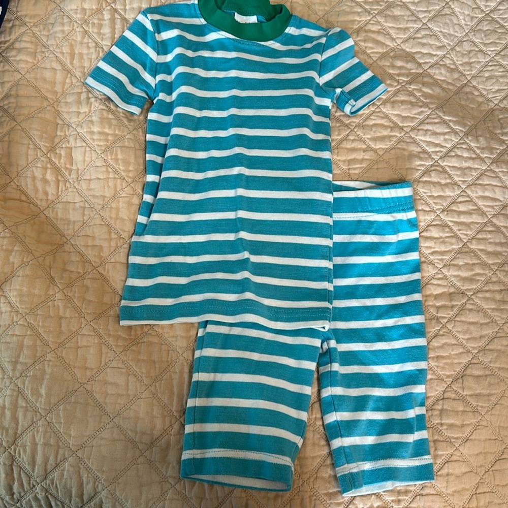 Mini Boden size 4 Stripped Pajamas